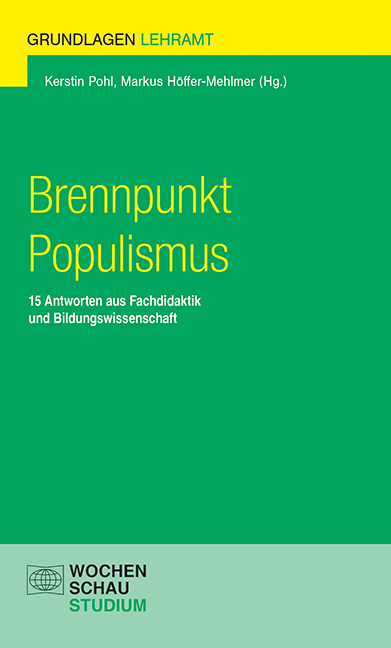 Cover: 9783734413506 | Brennpunkt Populismus | Kerstin Pohl (u. a.) | Buch | 220 S. | Deutsch