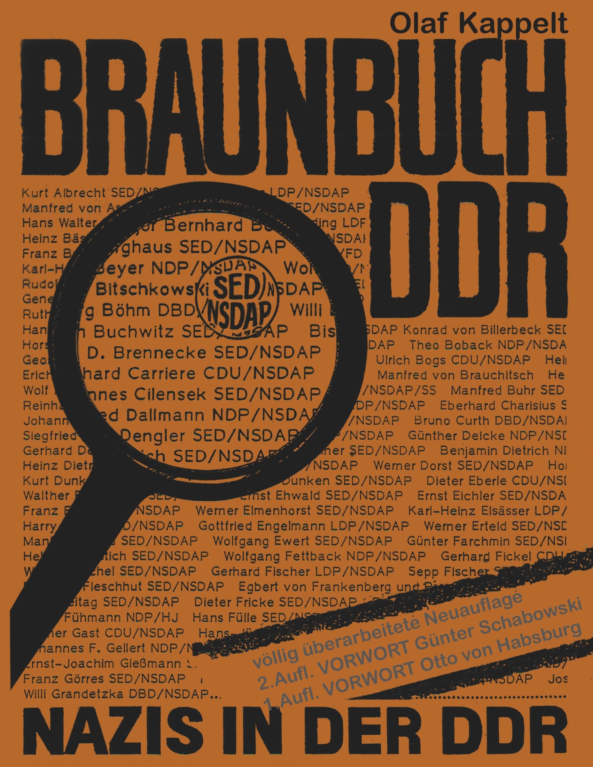 Cover: 9783939929123 | Braunbuch DDR - Nazis in der DDR | Olaf Kappelt | Taschenbuch | 588 S.