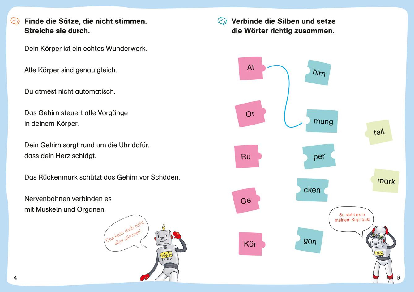 Bild: 9783788681456 | WAS IST WAS Erstes Lesen. Leserätsel Unser Körper | Christina Braun