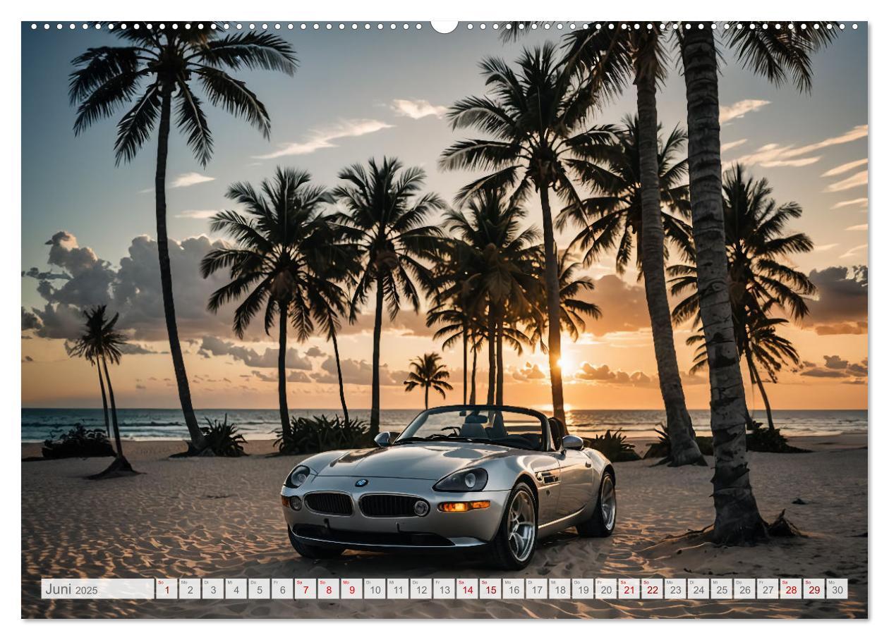 Bild: 9783457137628 | Virtual Classic Cars (Wandkalender 2025 DIN A2 quer), CALVENDO...