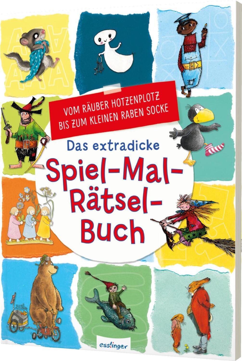 Cover: 9783480239382 | Das extradicke Spiel-Mal-Rätsel-Buch | Michael Ende (u. a.) | Buch