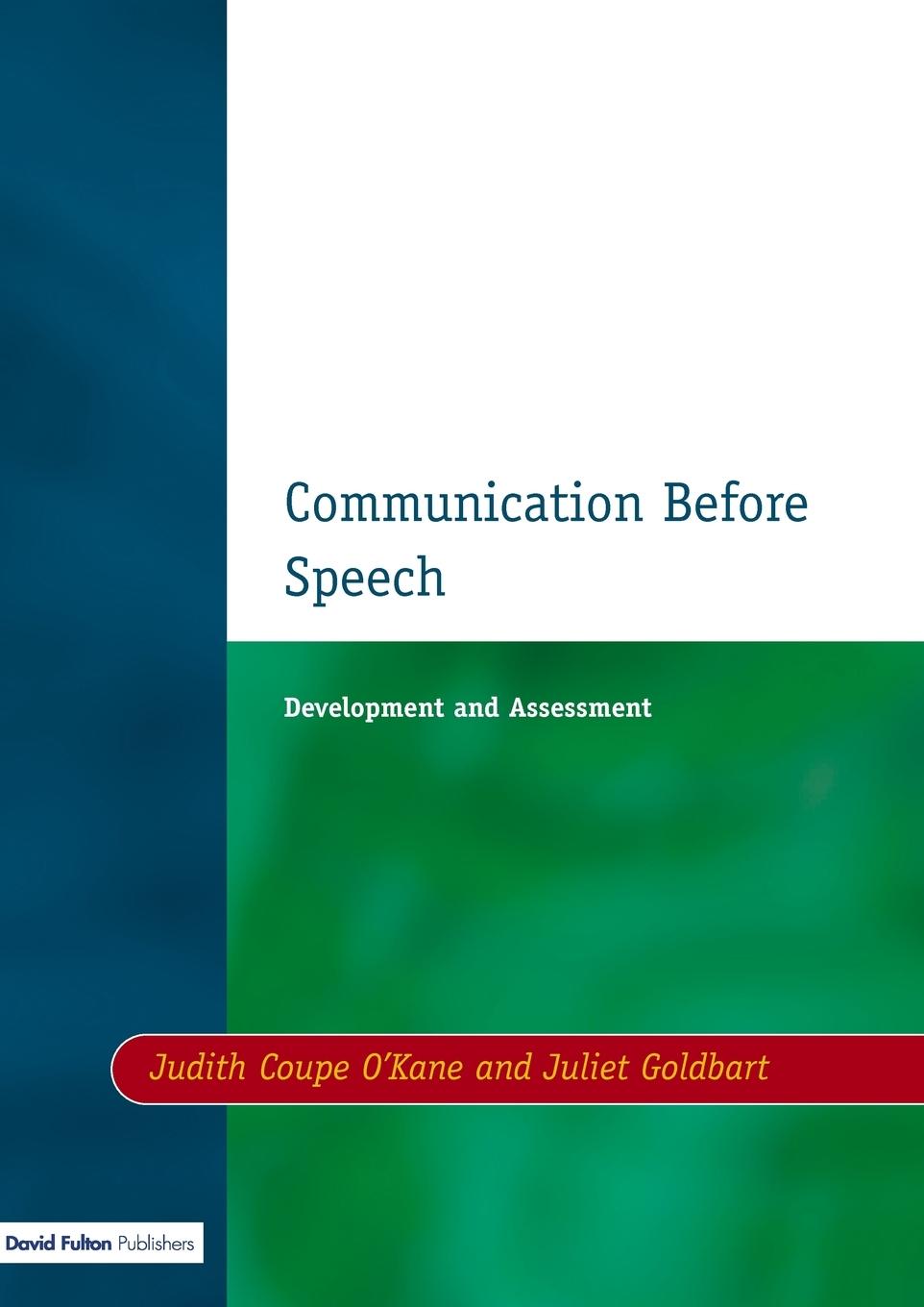 Cover: 9781853464867 | Communication before Speech | Development and Assessment | Taschenbuch