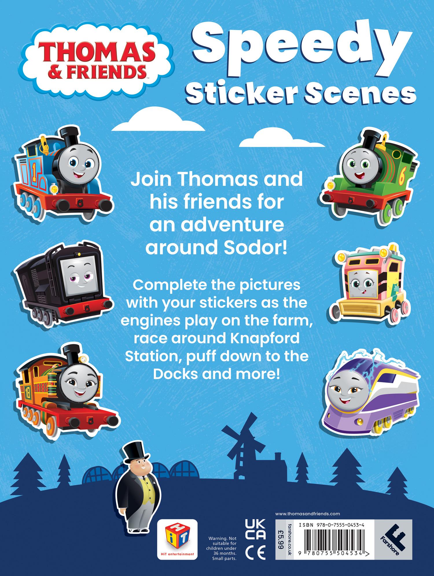 Rückseite: 9780755504534 | Thomas &amp; Friends: Speedy Sticker Scenes | Thomas &amp; Friends | Buch