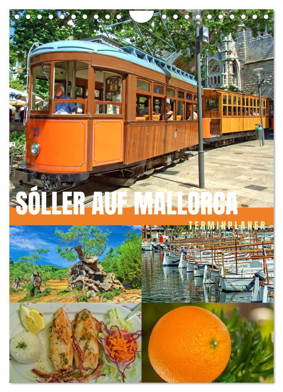 Cover: 9783383813276 | Sóller auf Mallorca ¿ Terminplaner (Wandkalender 2025 DIN A4 hoch),...