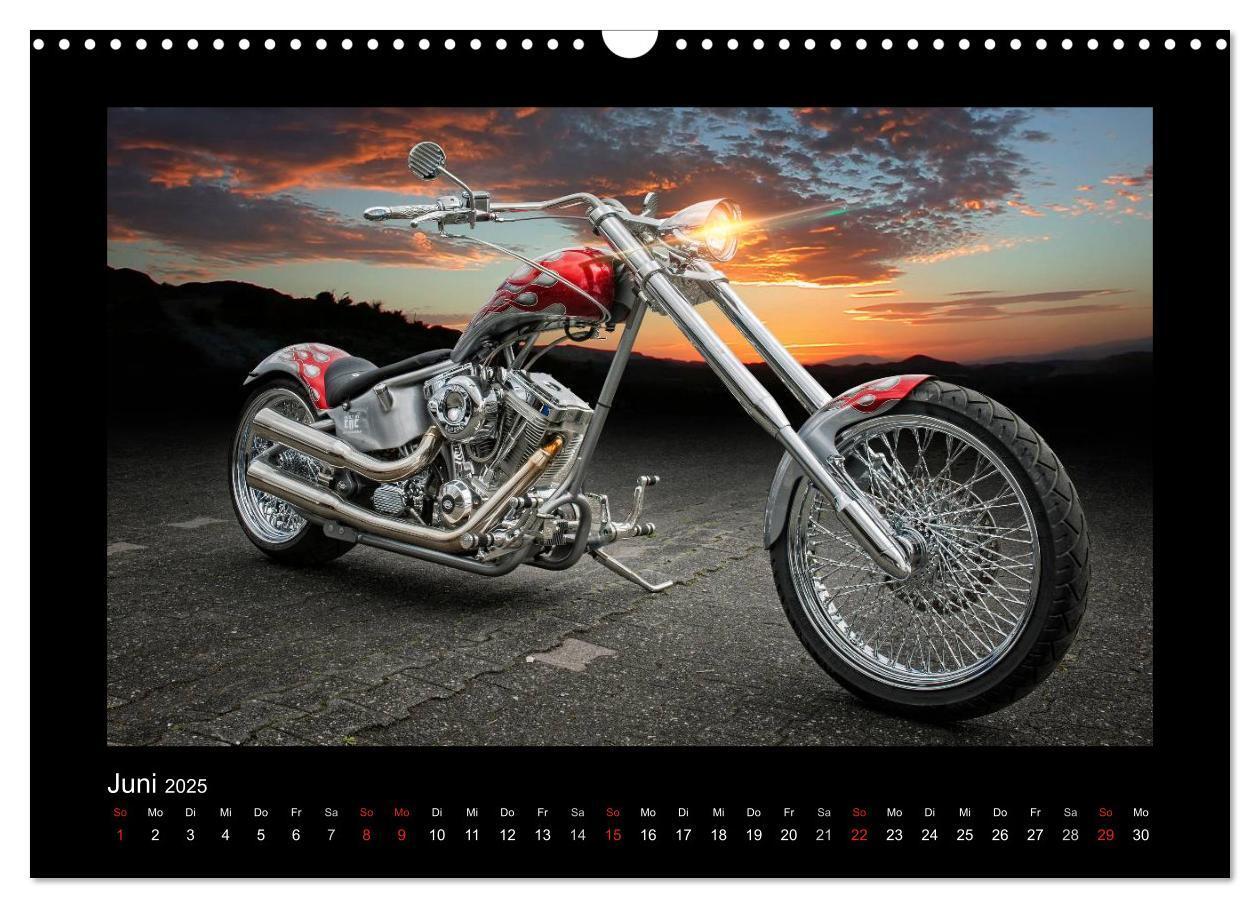 Bild: 9783435708956 | Motorrad-Träume ¿ Chopper und Custombikes (Wandkalender 2025 DIN A3...