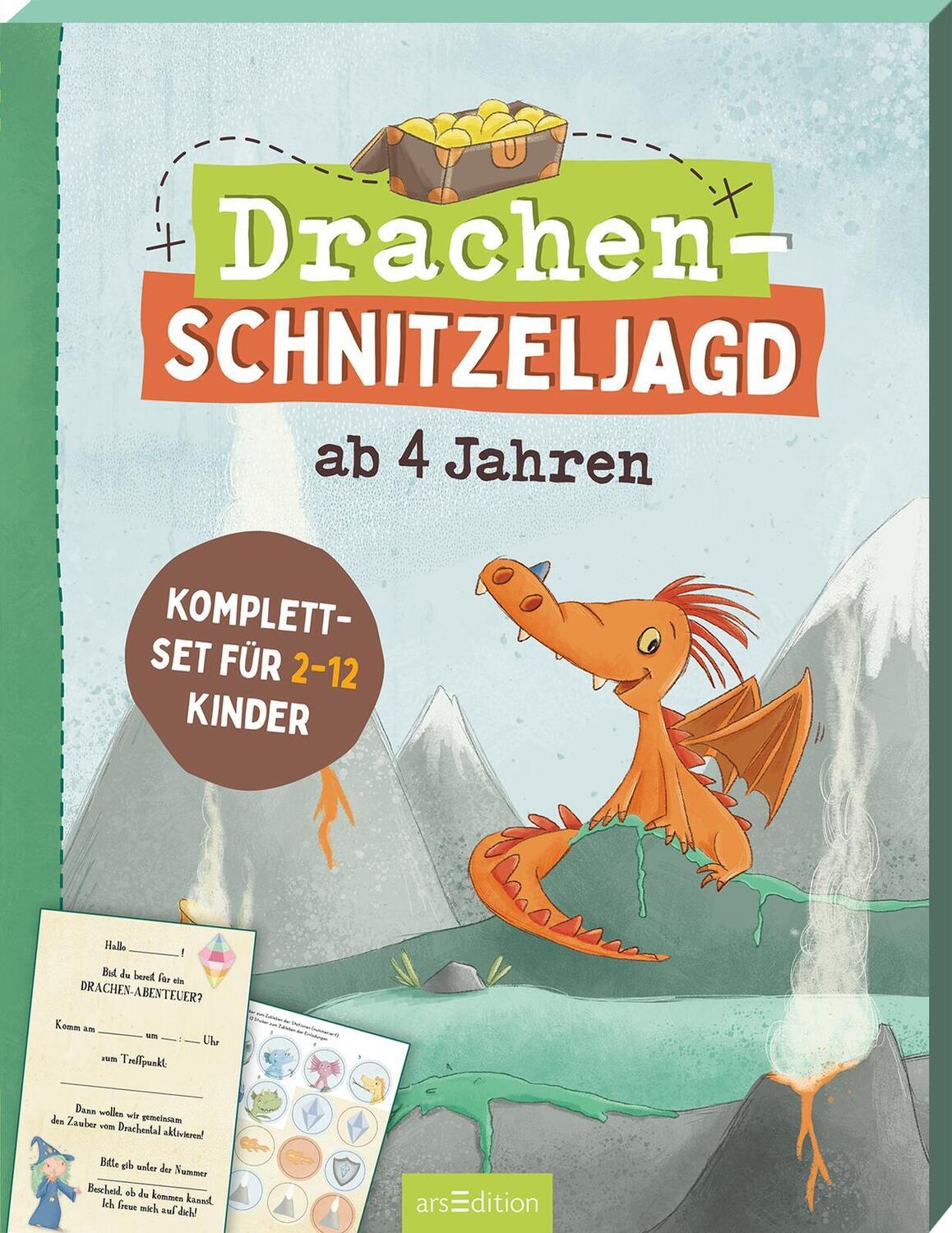 Cover: 4014489130291 | Drachen-Schnitzeljagd ab 4 Jahren | Komplettset für 2-12 Kinder | Lang