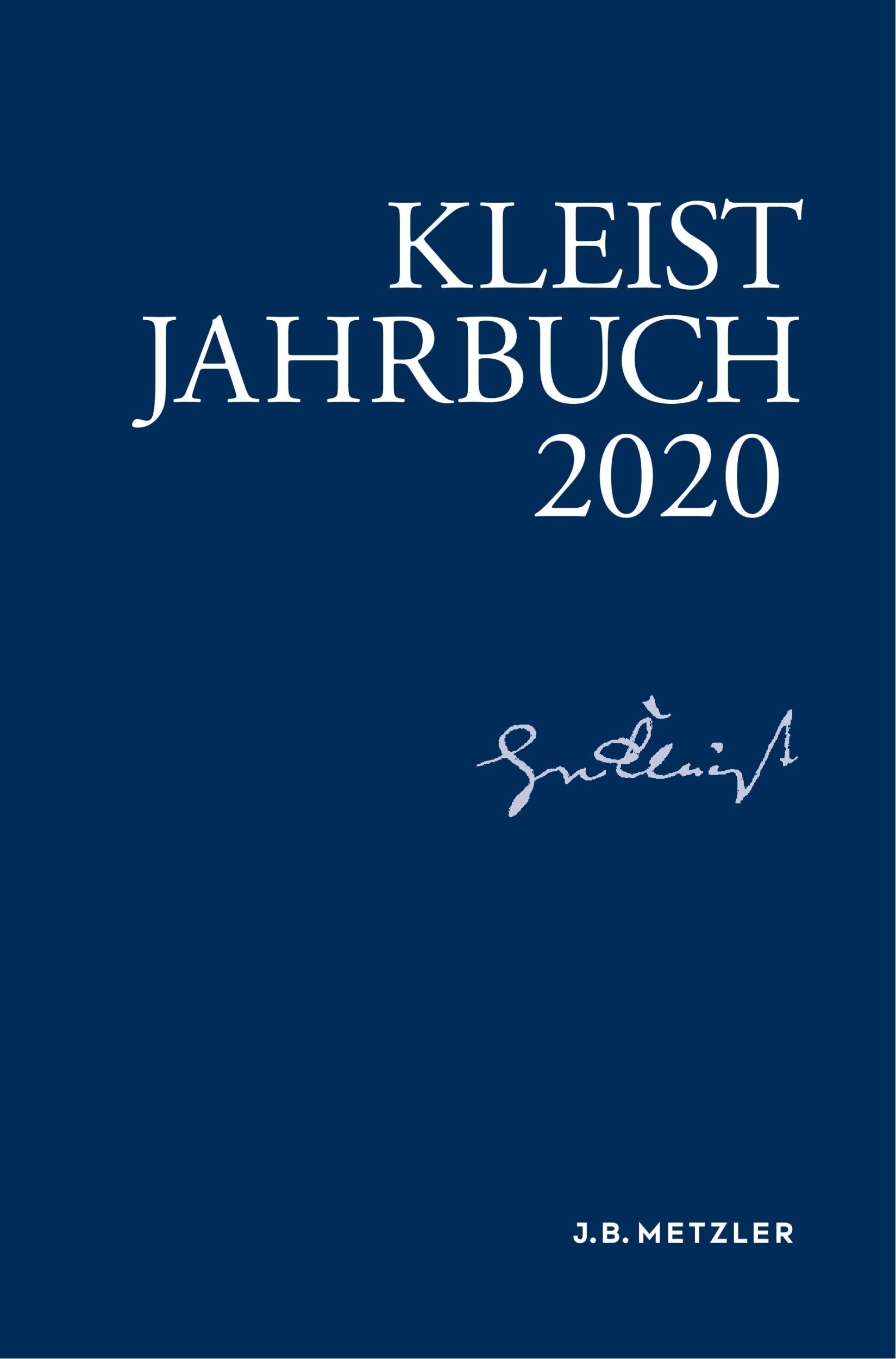 Cover: 9783662622834 | Kleist-Jahrbuch 2020 | Andrea Allerkamp (u. a.) | Taschenbuch | vii