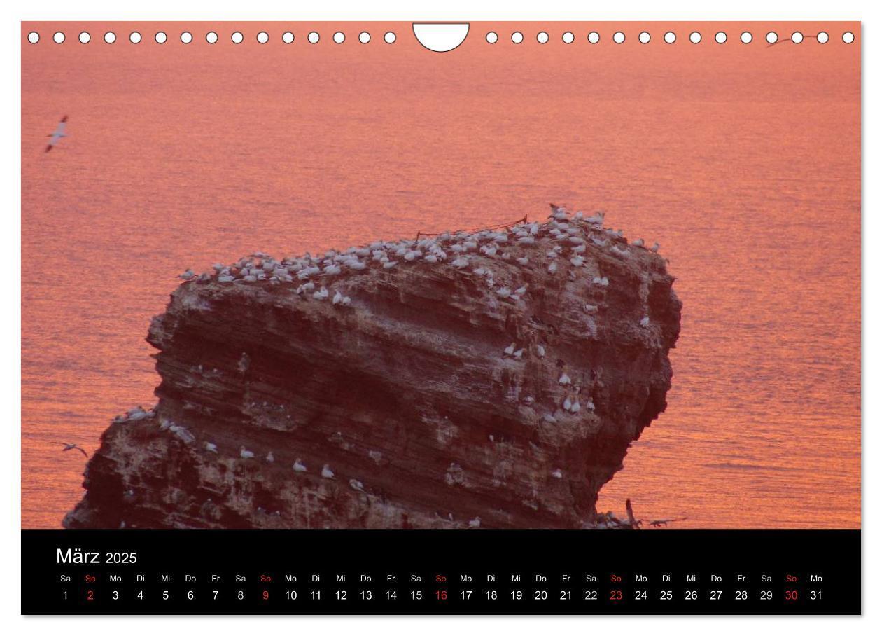 Bild: 9783435806867 | Abend in Helgoland (Wandkalender 2025 DIN A4 quer), CALVENDO...