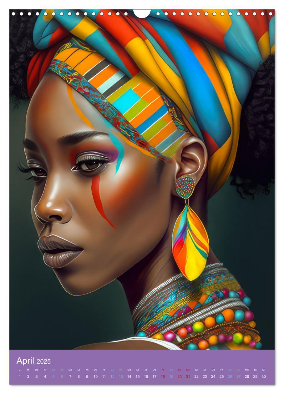 Bild: 9783435869893 | Afrikanische Frauen - Portraits im Stil der afrikanischen Kultur...