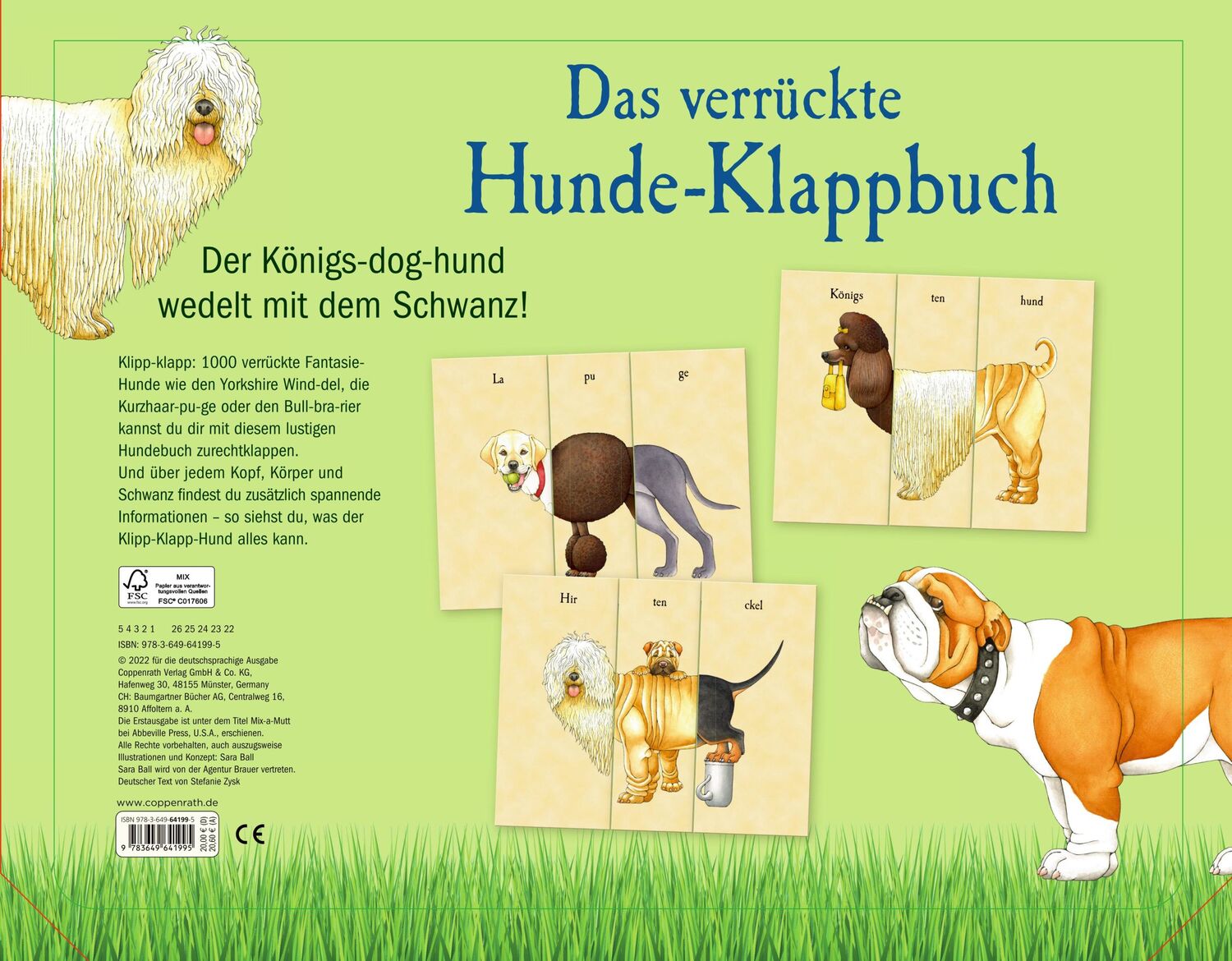 Rückseite: 9783649641995 | Das verrückte Hunde-Klappbuch | Dr. Stefanie Zysk | Buch | 26 S.