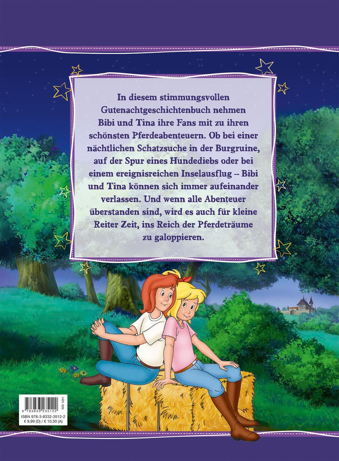 Rückseite: 9783833235122 | Bibi &amp; Tina: Meine liebsten Gutenachtgeschichten | Buch | 64 S. | 2017