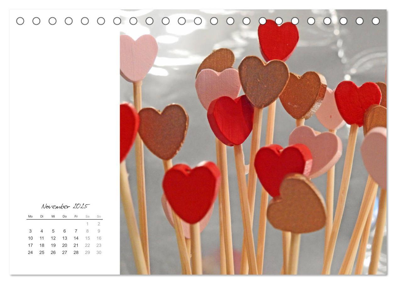 Bild: 9783435151455 | Ein Kalender voll Liebe (Tischkalender 2025 DIN A5 quer), CALVENDO...