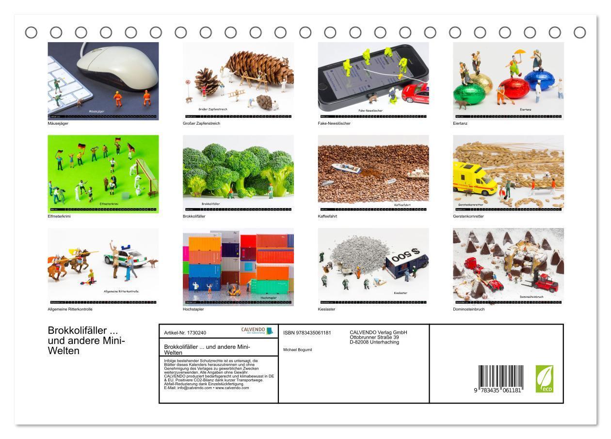 Bild: 9783435061181 | Brokkolifäller ... und andere Mini-Welten (Tischkalender 2025 DIN...