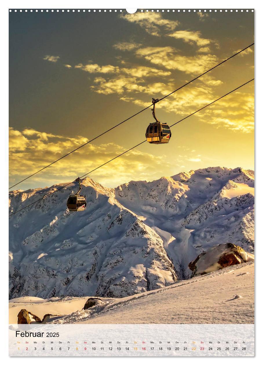 Bild: 9783435945061 | Nervenkitzel Seilbahn (Wandkalender 2025 DIN A2 hoch), CALVENDO...