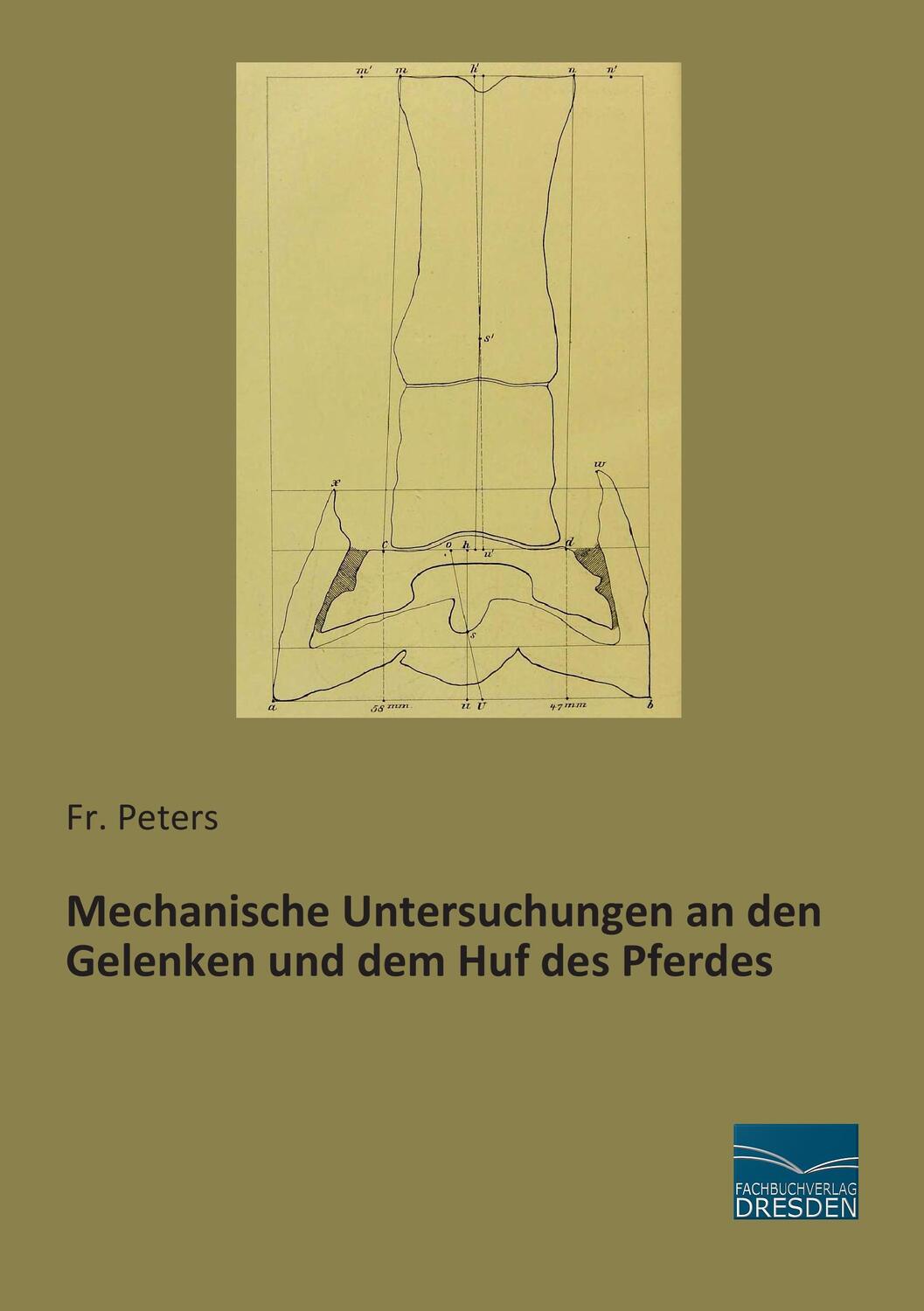 Cover: 9783956928703 | Mechanische Untersuchungen an den Gelenken und dem Huf des Pferdes