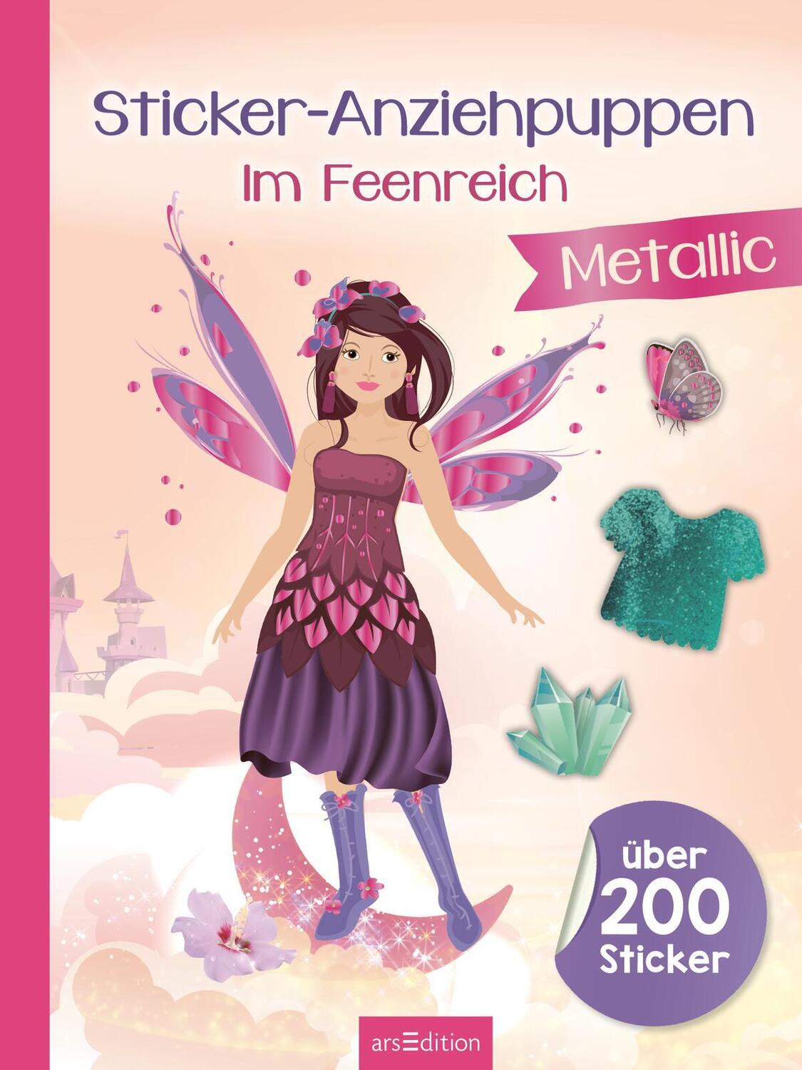 Bild: 9783845853864 | Sticker-Anziehpuppen Metallic - Im Feenreich | Taschenbuch | 40 S.