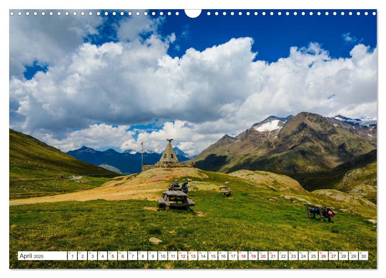 Bild: 9783435161065 | ALPENPÄSSE Österreich - Schweiz - Italien (Wandkalender 2025 DIN A3...