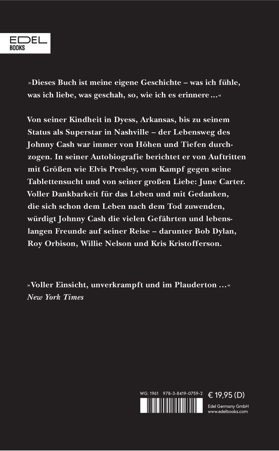 Bild: 9783841907592 | Cash - Die Autobiografie | Patrick Carr (u. a.) | Taschenbuch | 352 S.