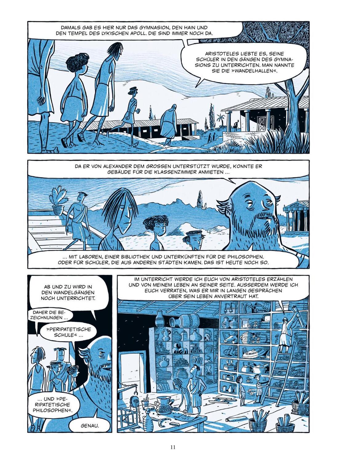 Bild: 9783551778857 | Aristoteles - Die Graphic Novel | Tassos Apostolidis | Buch | 220 S.