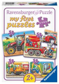 Cover: 4005556069545 | Bei der Arbeit. My first Puzzles. 4 Motive | Spiel | 06954 | Deutsch