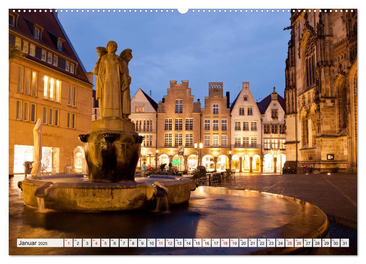 Bild: 9783435255719 | Lebenswertes Münster (hochwertiger Premium Wandkalender 2025 DIN A2...