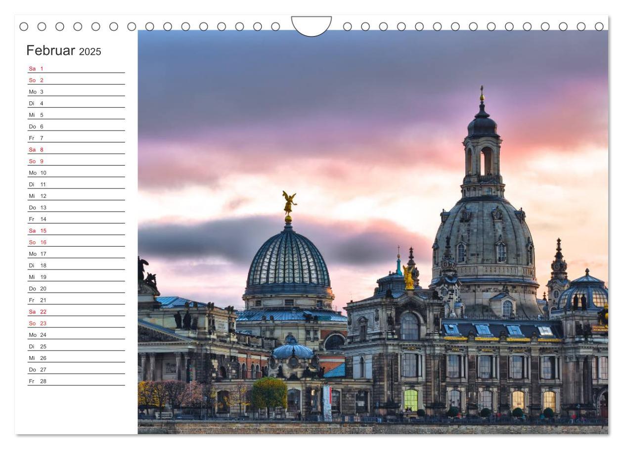 Bild: 9783435533756 | Dresden - Die Frauenkirche (Wandkalender 2025 DIN A4 quer),...