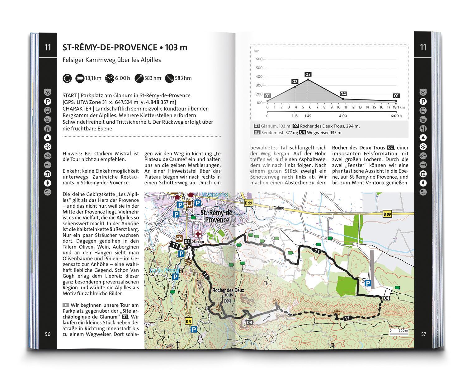 Bild: 9783991217343 | KOMPASS Wanderführer Provence, 55 Touren | Astrid Sturm | Taschenbuch