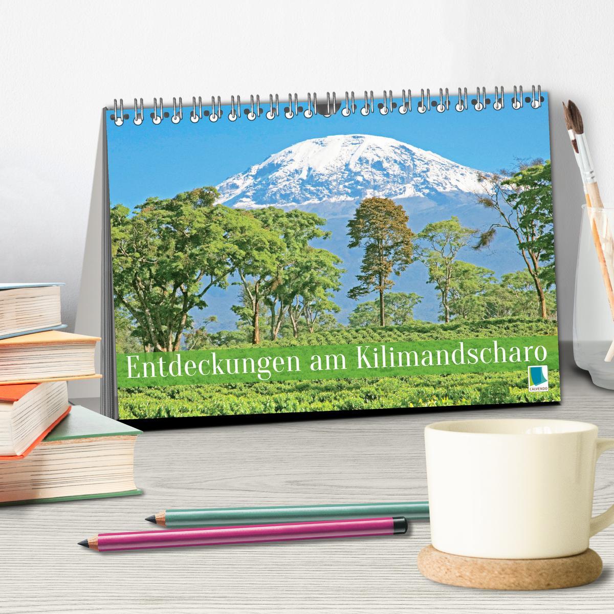 Bild: 9783435469444 | Entdeckungen am Kilimandscharo (Tischkalender 2025 DIN A5 quer),...