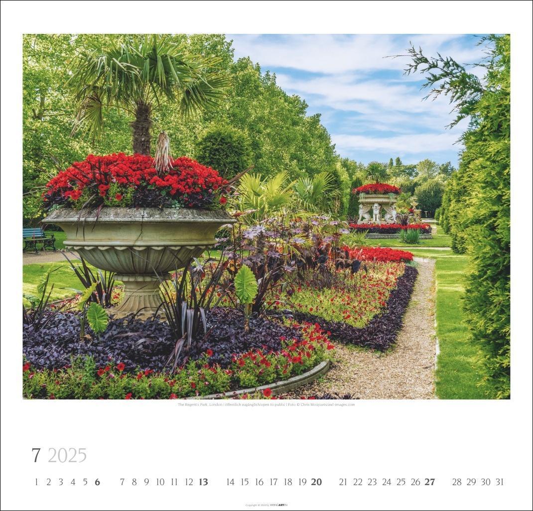 Bild: 9783839900291 | Englische Parks &amp; Cottages Kalender 2025 | Kalender | Spiralbindung