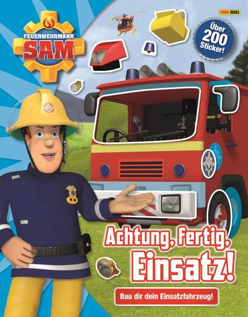 Cover: 9783833233487 | Feuerwehrmann Sam: Bau dir dein Einsatzfahrzeug! | Stickerbuch | Weber