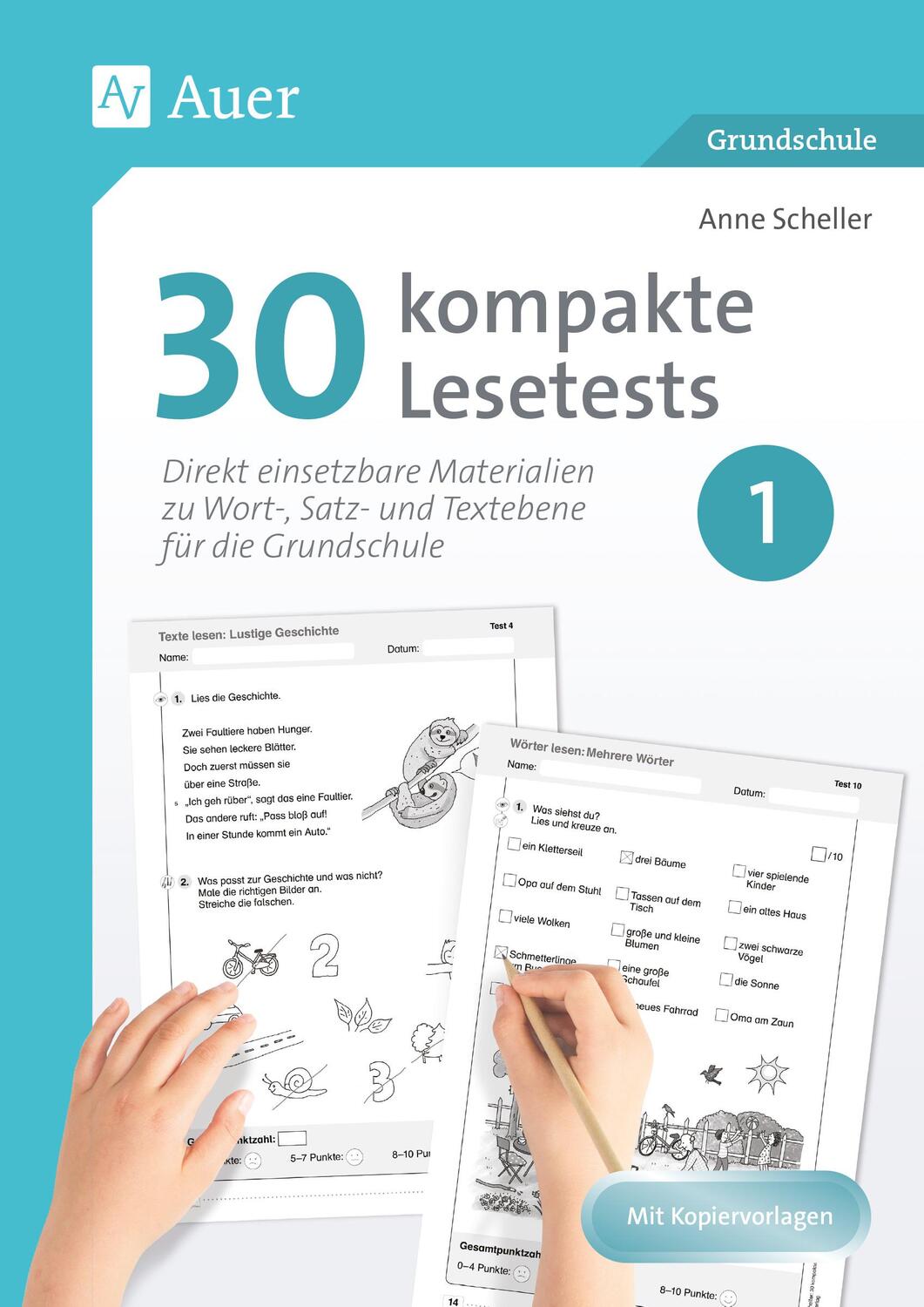 Cover: 9783403088363 | 30 kompakte Lesetests für Klasse 1 | Anne Scheller | Broschüre | 64 S.