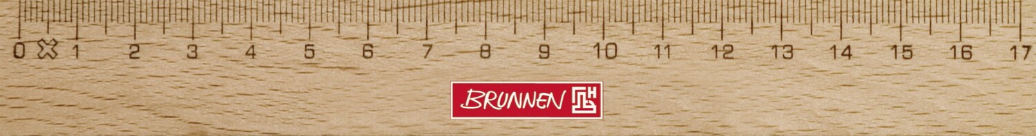 Cover: 4003273112292 | Brunnen Lineal Holz 17 cm | 104974017 | 2020 | Brunnen