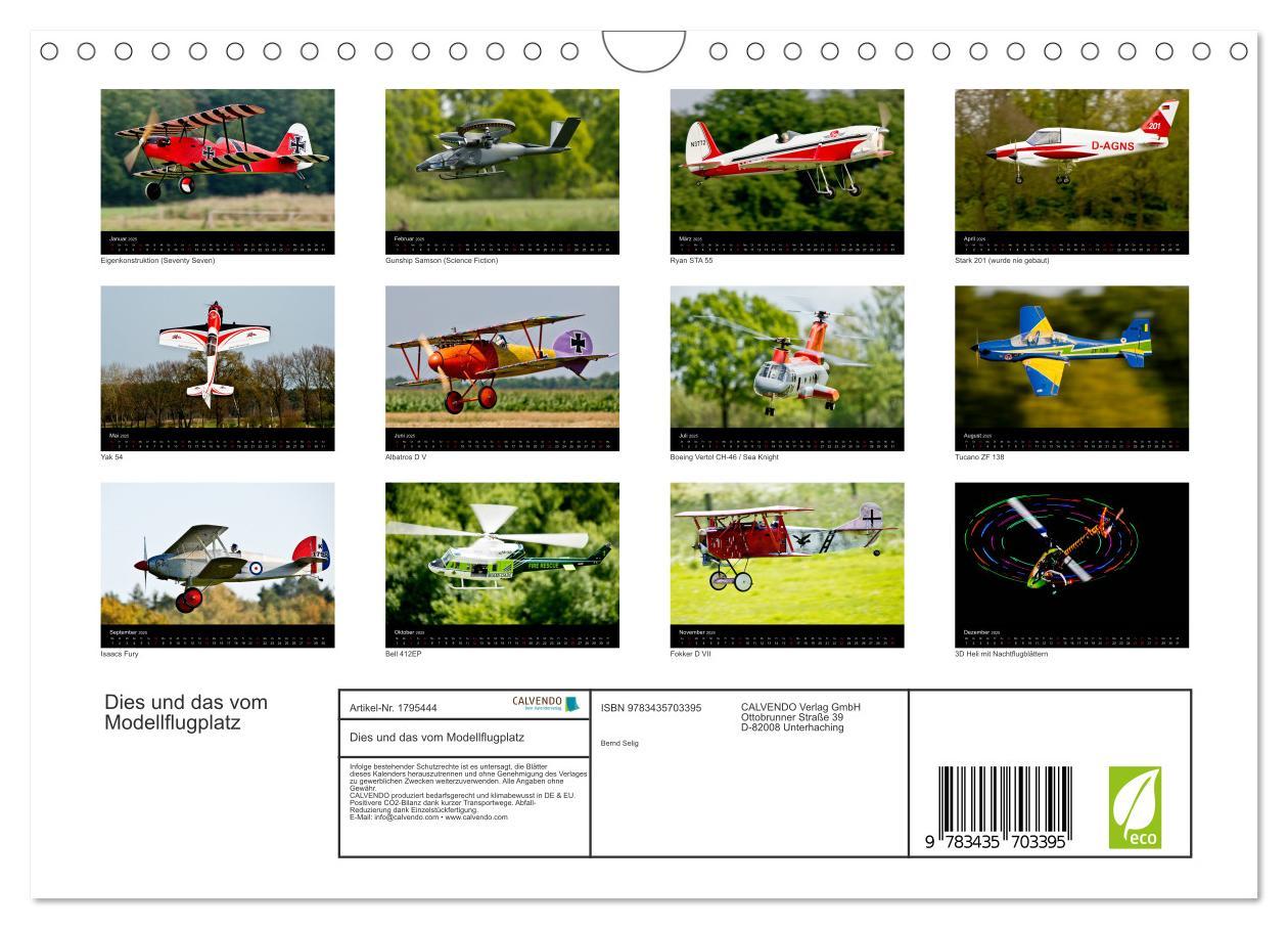 Bild: 9783435703395 | Dies und das vom Modellflugplatz (Wandkalender 2025 DIN A4 quer),...