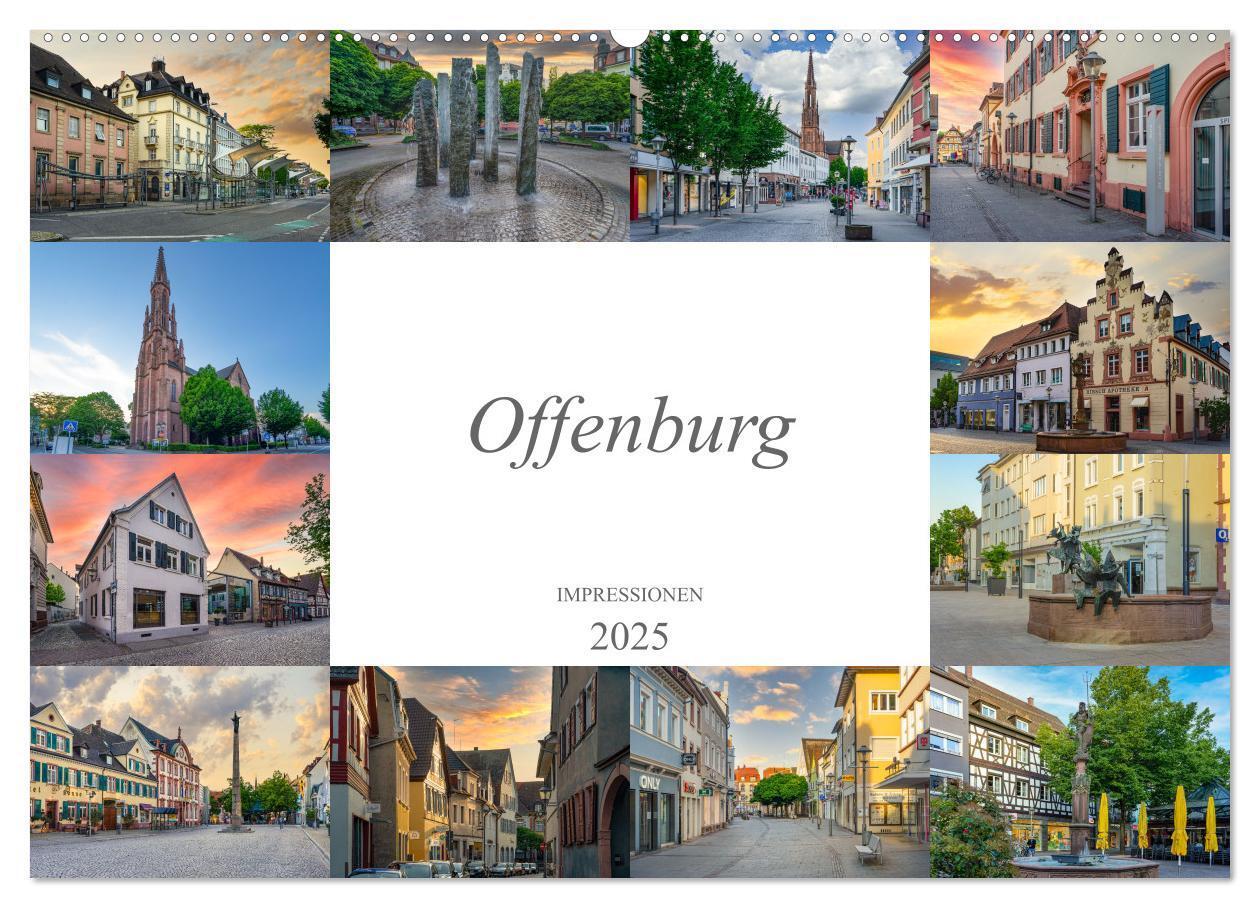 Cover: 9783383988677 | Offenburg Impressionen (Wandkalender 2025 DIN A2 quer), CALVENDO...