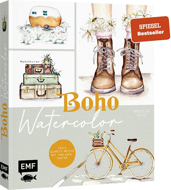 Cover: 9783745916089 | Boho Watercolor | Madeleine Zülke | Buch | 128 S. | Deutsch | 2023