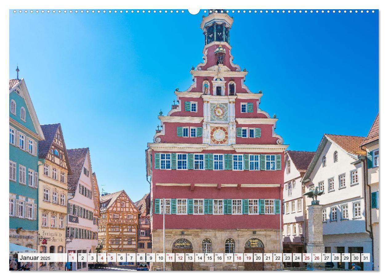 Bild: 9783383865336 | Ein Spaziergang durch Esslingen (Wandkalender 2025 DIN A2 quer),...