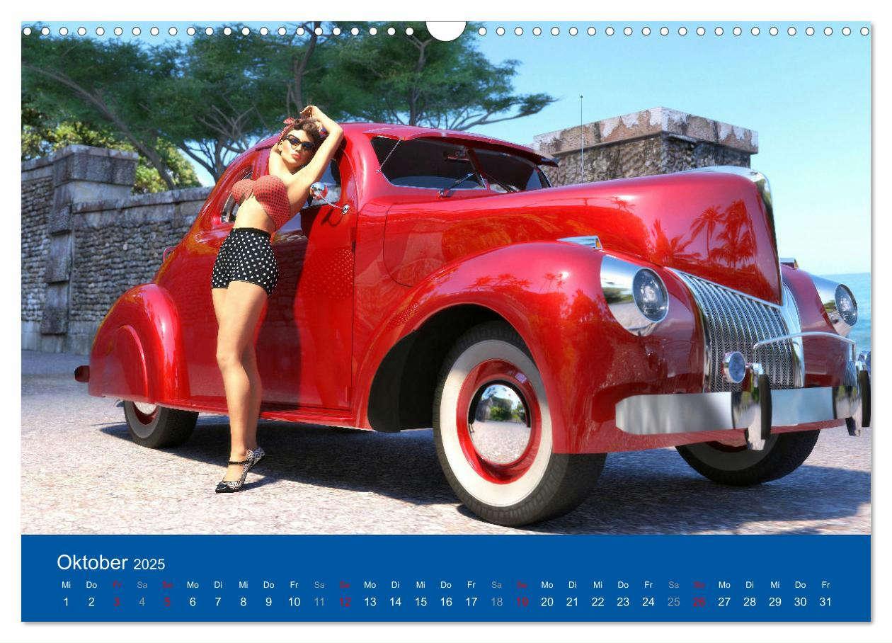 Bild: 9783435064113 | Freche Frauen und heiße Kisten (Wandkalender 2025 DIN A3 quer),...