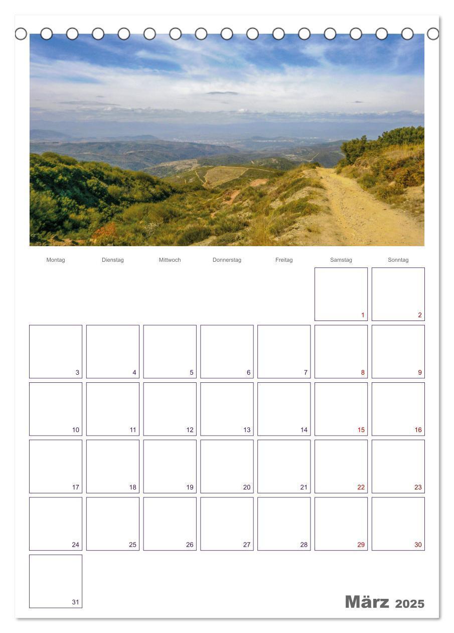 Bild: 9783435918140 | Mein Weg nach Santiago de Compostela (Tischkalender 2025 DIN A5...