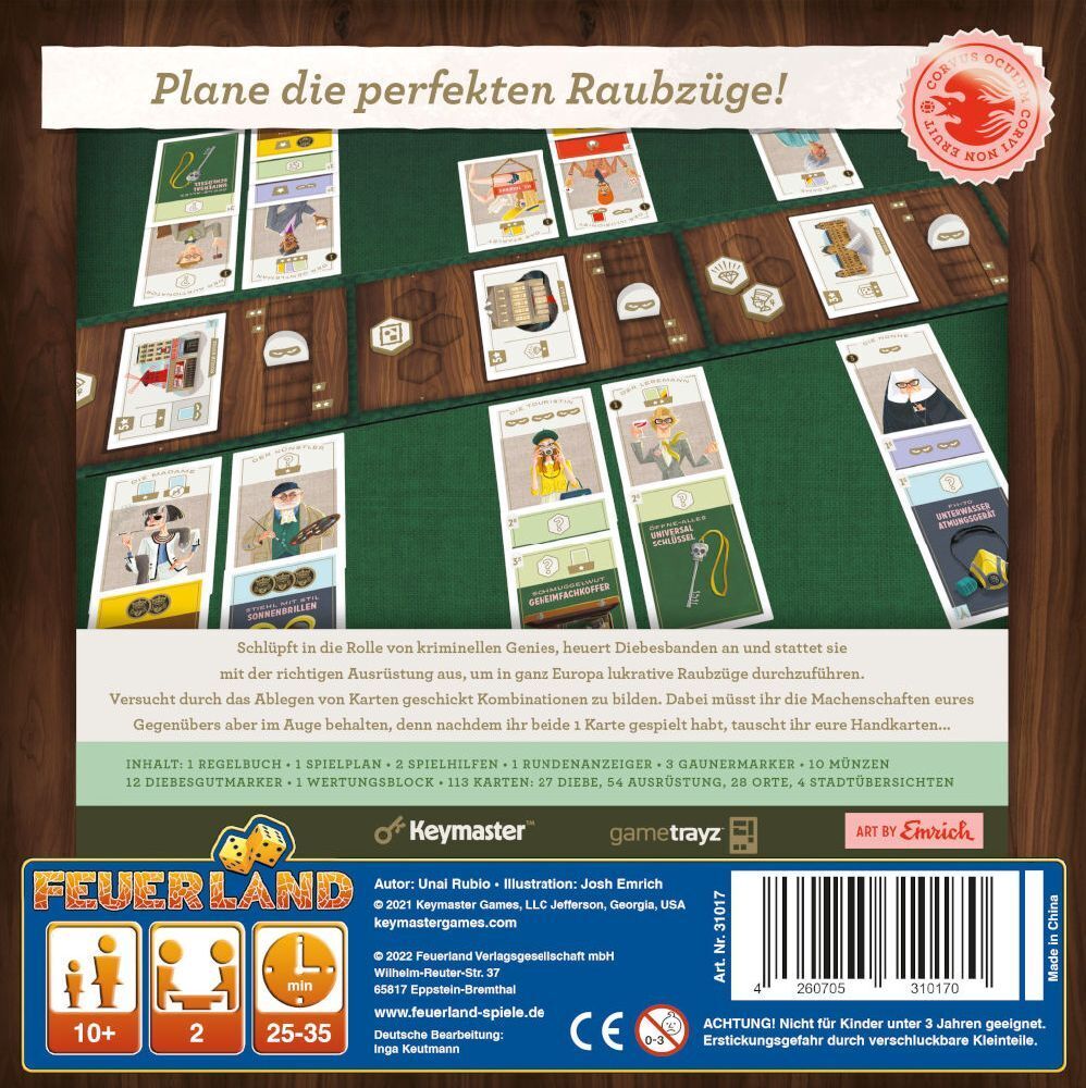 Bild: 4260705310170 | Caper Europe | Unai Rubio | Spiel | In Spielebox | 1378-1476 | Deutsch