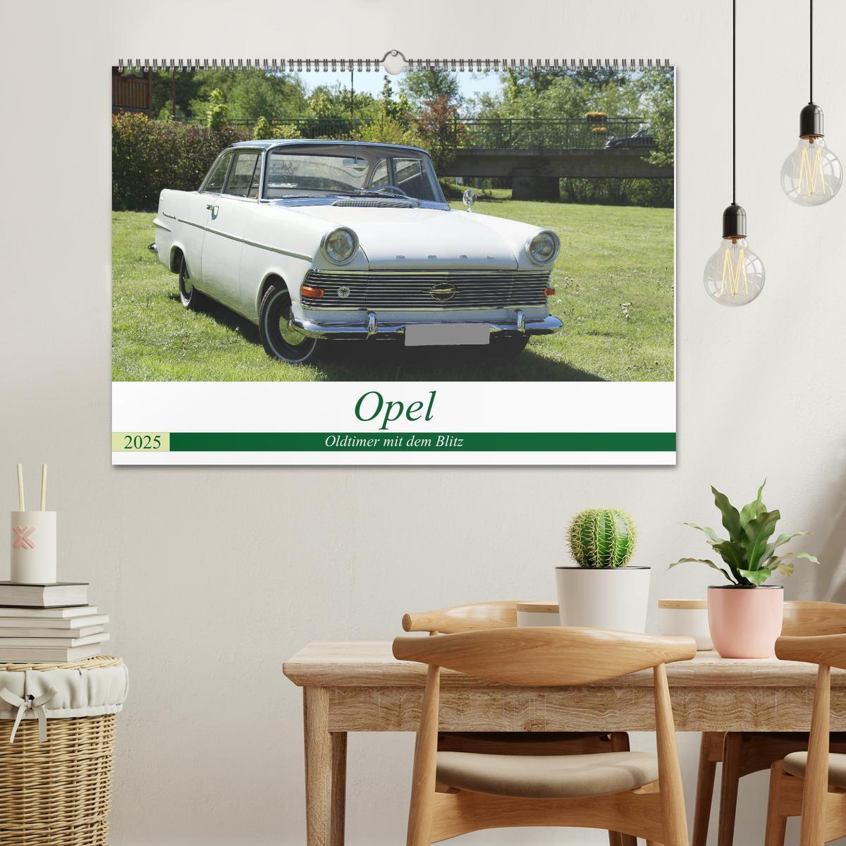 Bild: 9783435157792 | Opel Oldtimer mit dem Blitz (Wandkalender 2025 DIN A2 quer),...