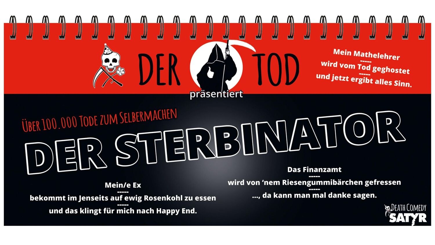 Cover: 9783910775244 | DER STERBINATOR | Über 100.000 Tode zum Selbermachen | der Tod (u. a.)