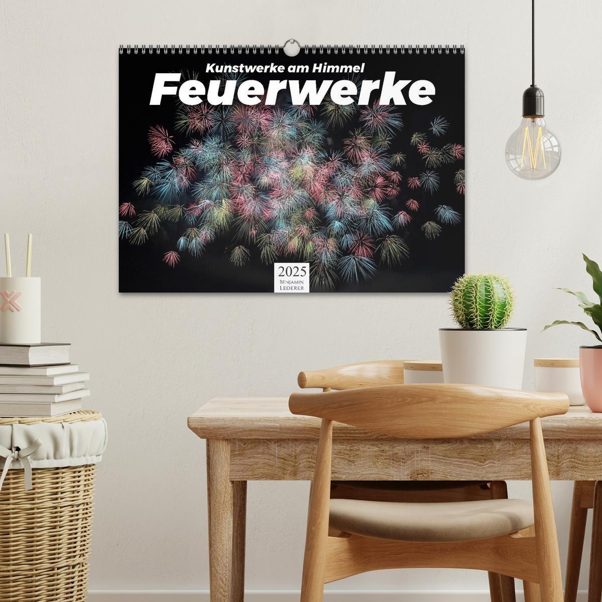 Bild: 9783435210435 | Feuerwerke - Kunstwerke am Himmel (Wandkalender 2025 DIN A3 quer),...