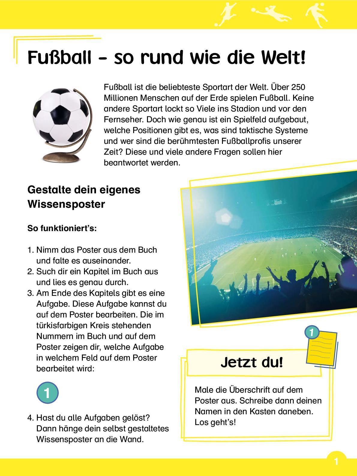 Bild: 9783849946876 | Fußball Mein Wissensbuch | Jonas Kozinowski | Taschenbuch | 36 S.