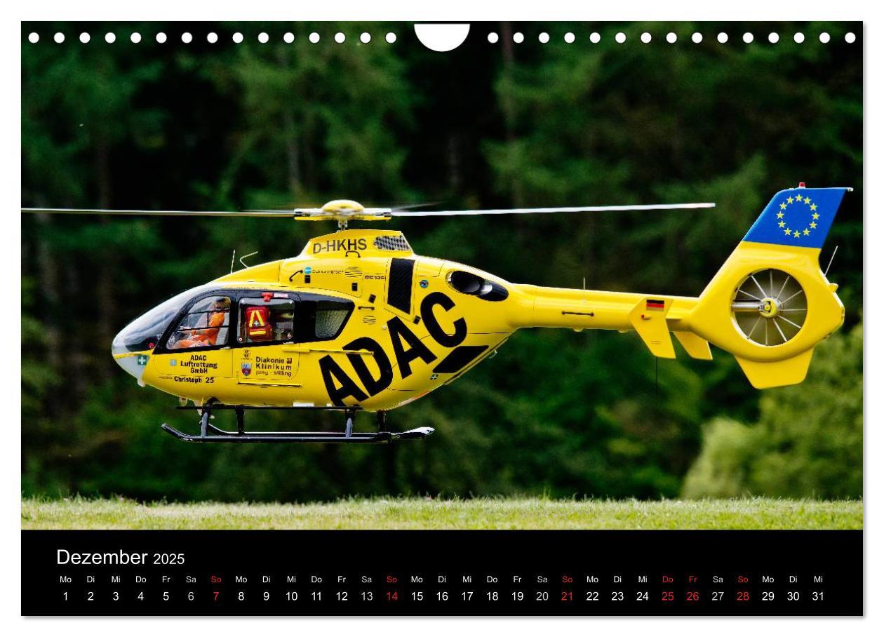 Bild: 9783435703333 | Modellhelis (Wandkalender 2025 DIN A4 quer), CALVENDO Monatskalender