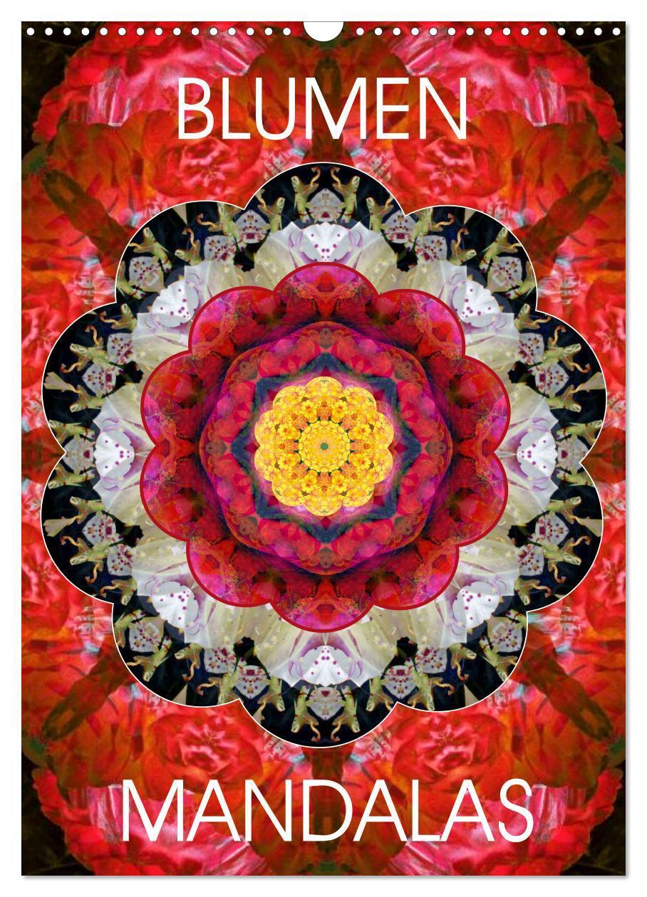 Cover: 9783457043530 | BLUMEN MANDALAS (Wandkalender 2025 DIN A3 hoch), CALVENDO...