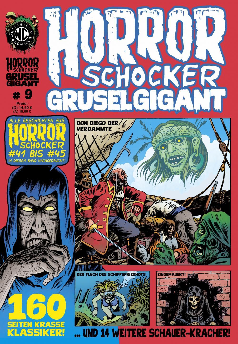 Cover: 9783869591346 | Horrorschocker Grusel Gigant 9 | Horrorschocker 41 bis 45 | Buch