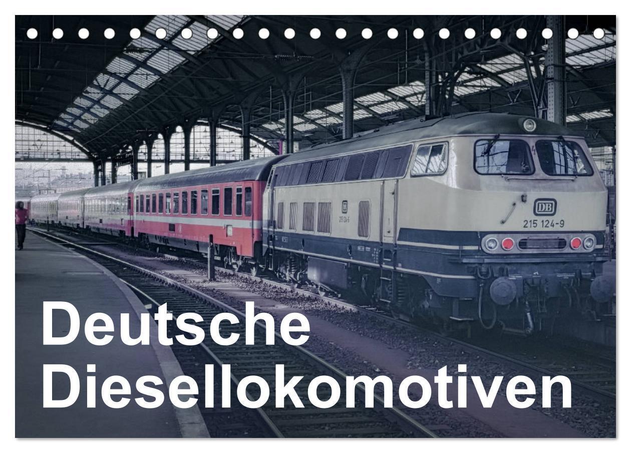 Cover: 9783435290413 | Deutsche Diesellokomotiven (Tischkalender 2025 DIN A5 quer),...