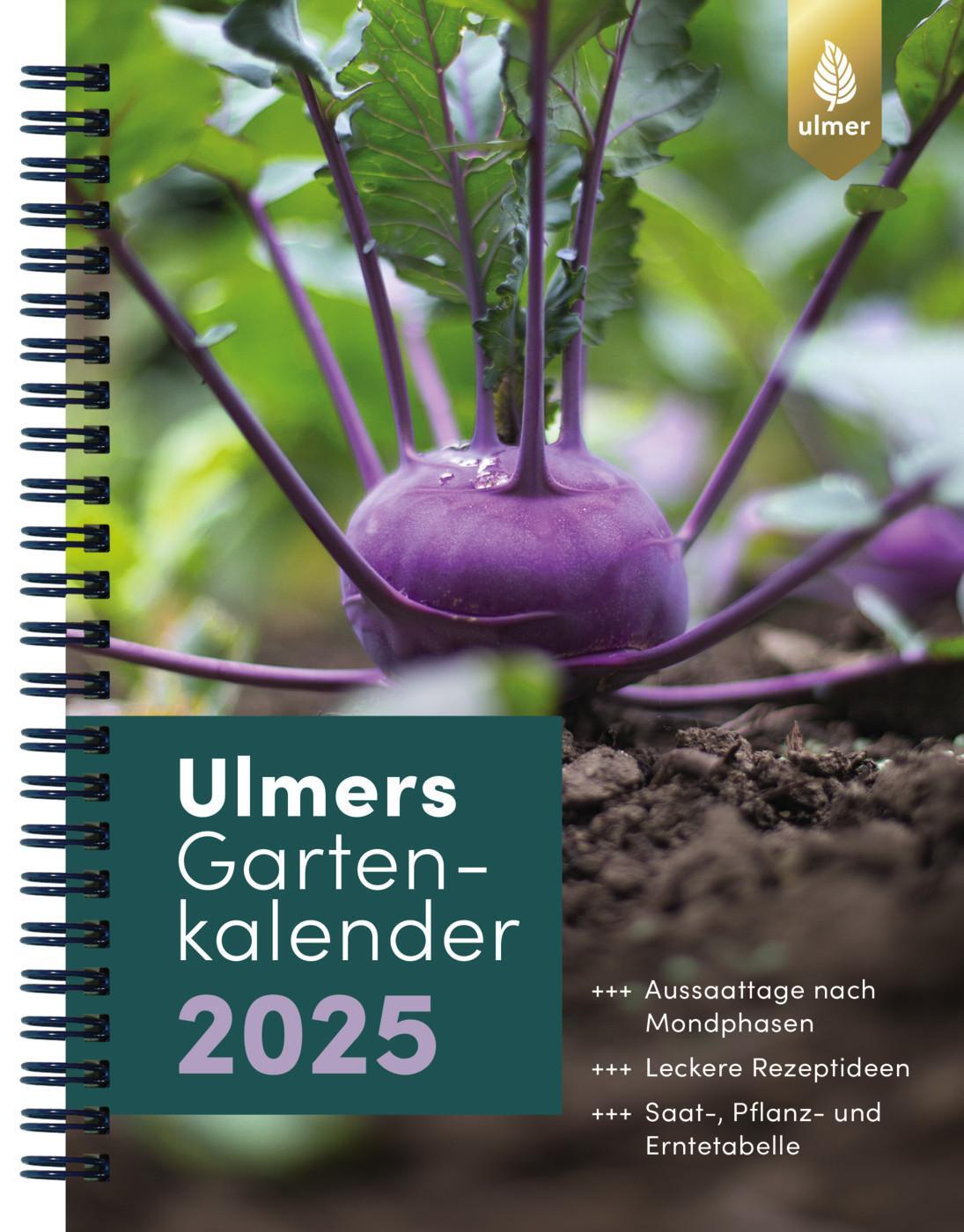 Cover: 9783818622077 | Ulmers Gartenkalender 2025 | Taschenbuch | Spiralbindung | 208 S.