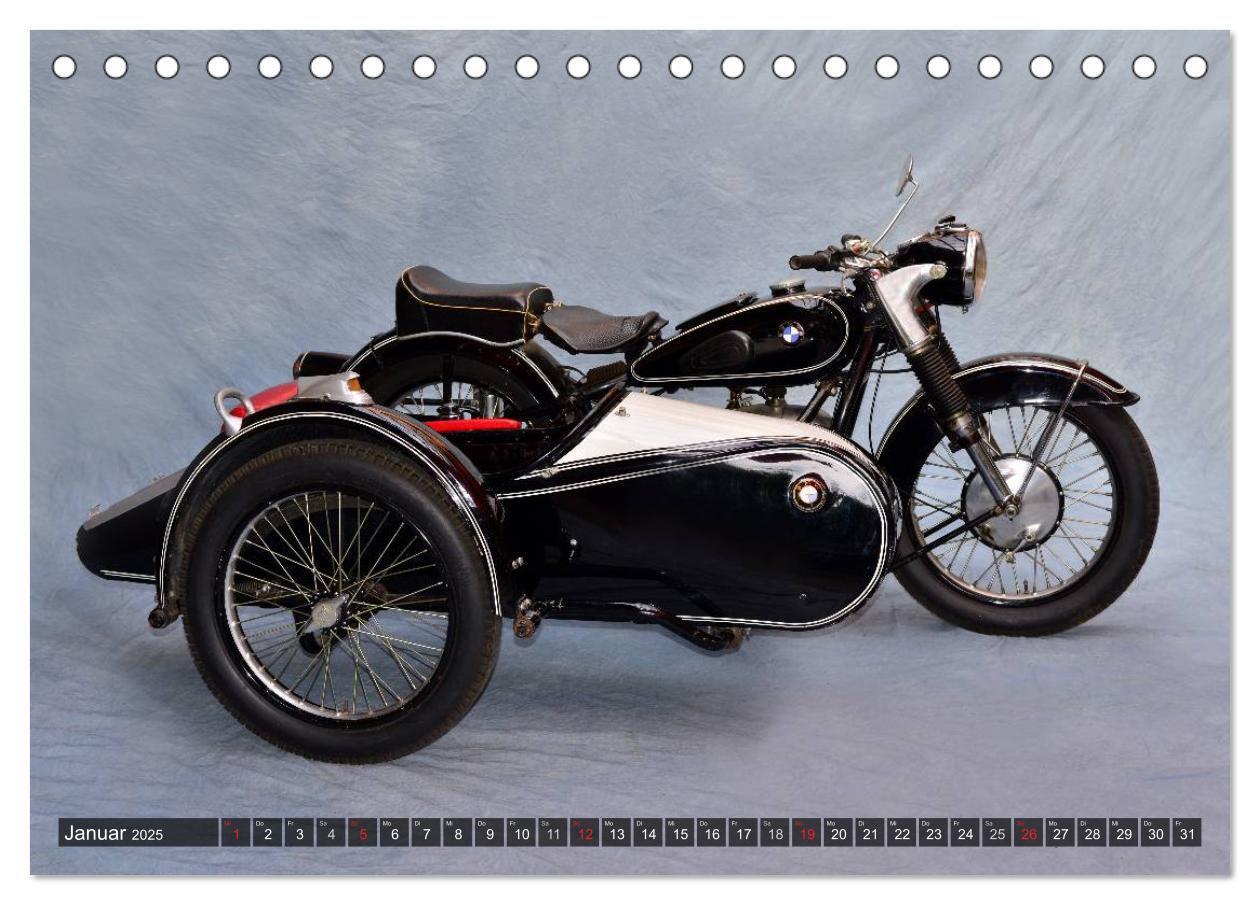 Bild: 9783435684786 | Deutsche Motorrad Oldtimer (Tischkalender 2025 DIN A5 quer),...