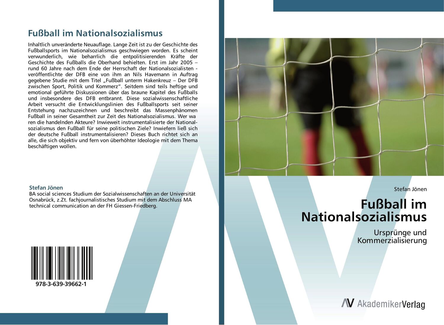 Cover: 9783639396621 | Fußball im Nationalsozialismus | Ursprünge und Kommerzialisierung